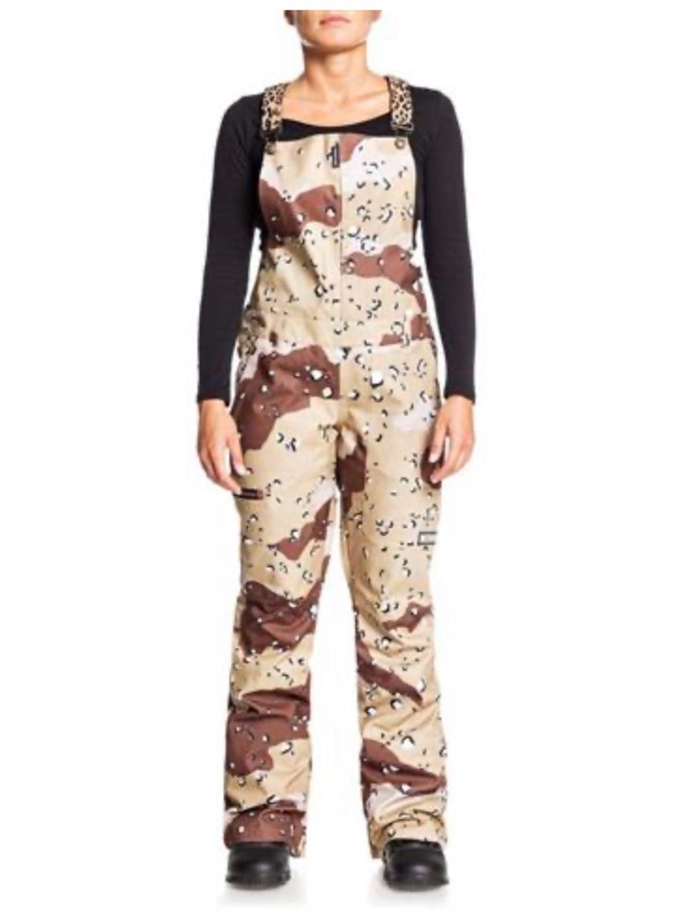 DC Women’s Desert Camo Lightweight Waterproof Overall Snow Bibs